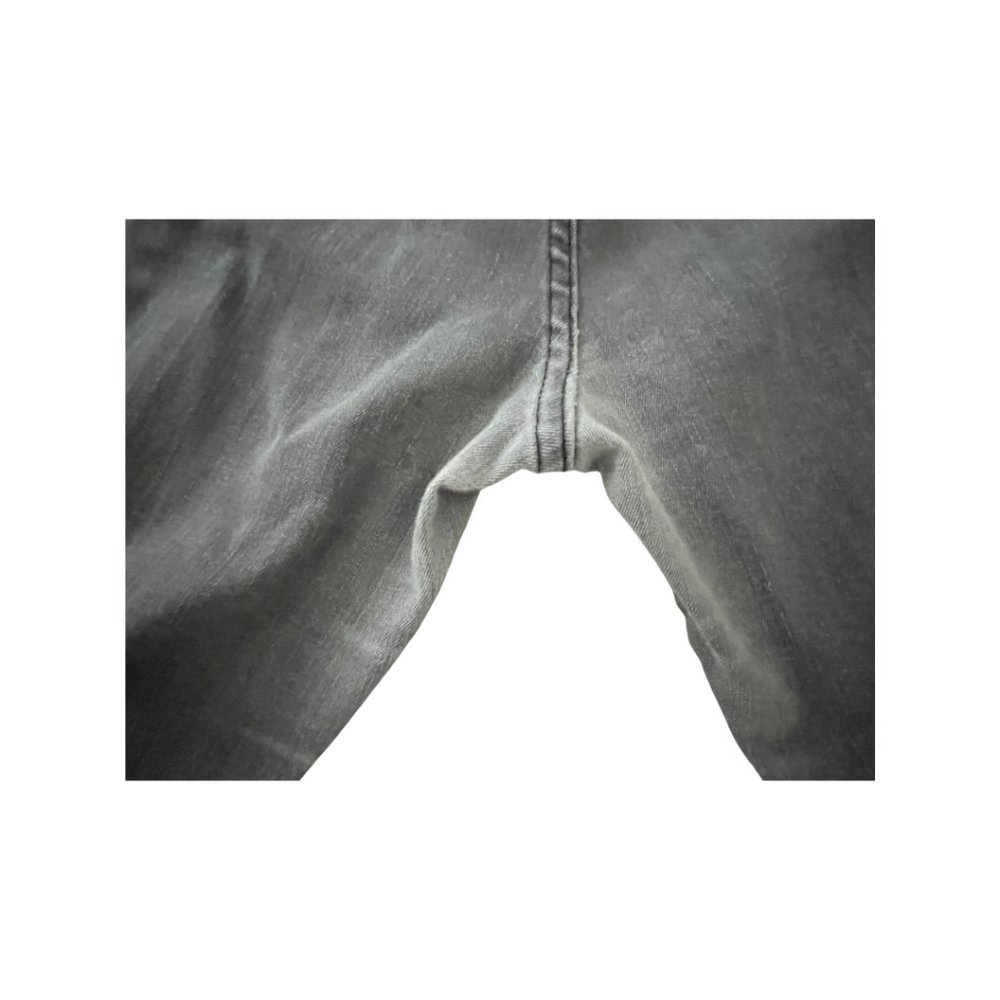 Designer Light Grey Madewell High Riser Skinny Jeans Dusty Wash SIZE 24 - Picture 7 of 8